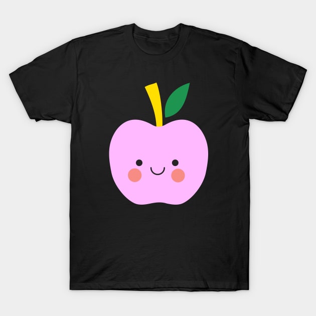 Apple (lilac) T-Shirt by Ann Kelle